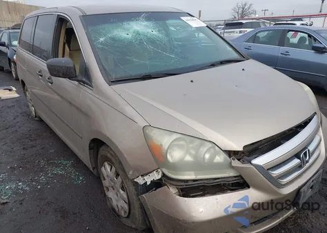 2006 Honda Odyssey Lx z USA, uszkodzony, nr VIN 5FNRL38276B049454